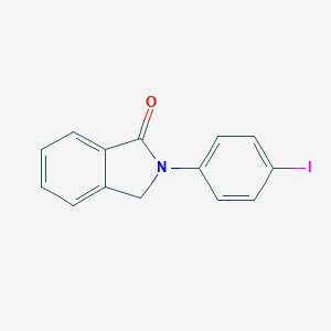 molecular formula C14H10INO B448608 2-(4-Iodophenyl)-1-isoindolinone CAS No. 4770-68-7