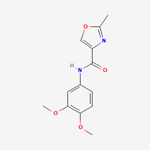 N-(3,4-dimethoxyphenyl)-2-methyl-1,3-oxazole-4-carboxamide