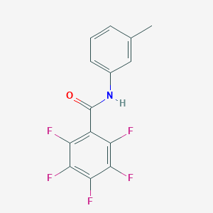 molecular formula C14H8F5NO B448610 2,3,4,5,6-pentafluoro-N-(3-methylphenyl)benzamide 