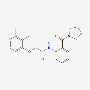 2-(2,3-dimethylphenoxy)-N-[2-(1-pyrrolidinylcarbonyl)phenyl]acetamide