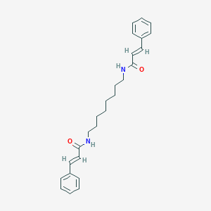 molecular formula C26H32N2O2 B448619 N-[8-(cinnamoylamino)octyl]-3-phenylacrylamide 