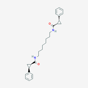 2-phenyl-N-(8-{[(2-phenylcyclopropyl)carbonyl]amino}octyl)cyclopropanecarboxamide