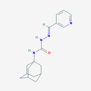 molecular formula C17H22N4O B448628 1-(1-Adamantyl)-3-[(E)-pyridin-3-ylmethylideneamino]urea CAS No. 310438-61-0