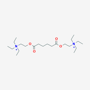 molecular formula C22H46N2O4+2 B448629 2,2'-[(1,6-dioxohexane-1,6-diyl)bis(oxy)]bis(N,N,N-triethylethanaminium) 