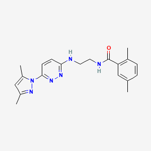 N-(2-{[6-(3,5-dimethyl-1H-pyrazol-1-yl)-3-pyridazinyl]amino}ethyl)-2,5-dimethylbenzamide