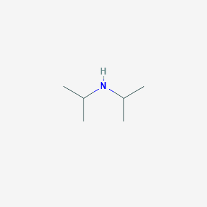 molecular formula C6H15N<br>C6H15N<br>CH3CH(CH3)NHCH(CH3)CH3 B044863 Diisopropylamine CAS No. 108-18-9