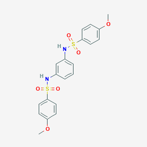 4-methoxy-N-(3-{[(4-methoxyphenyl)sulfonyl]amino}phenyl)benzenesulfonamide