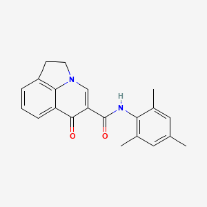 N-mesityl-6-oxo-1,2-dihydro-6H-pyrrolo[3,2,1-ij]quinoline-5-carboxamide