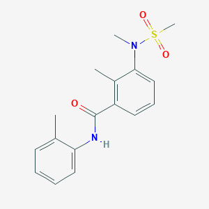 2-methyl-3-[methyl(methylsulfonyl)amino]-N-(2-methylphenyl)benzamide