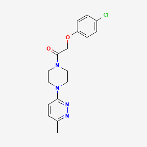 3-{4-[(4-chlorophenoxy)acetyl]-1-piperazinyl}-6-methylpyridazine