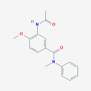 3-(acetylamino)-4-methoxy-N-methyl-N-phenylbenzamide