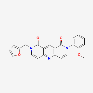 2-(2-furylmethyl)-8-(2-methoxyphenyl)pyrido[4,3-b]-1,6-naphthyridine-1,9(2H,8H)-dione