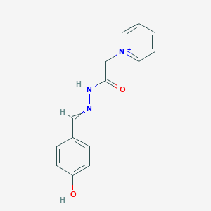 1-[(4-Hydroxybenzylidene)aminocarbamoylmethyl]pyridinium
