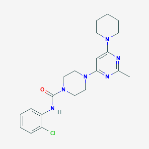 N-(2-Chlorophenyl)-4-[2-methyl-6-(piperidin-1-YL)pyrimidin-4-YL]piperazine-1-carboxamide