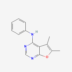 5,6-dimethyl-N-phenylfuro[2,3-d]pyrimidin-4-amine