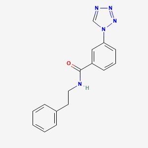 N-(2-phenylethyl)-3-(1H-tetrazol-1-yl)benzamide