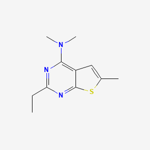 2-ethyl-N,N,6-trimethylthieno[2,3-d]pyrimidin-4-amine