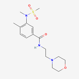 4-METHYL-3-(N-METHYLMETHANESULFONAMIDO)-N-[2-(MORPHOLIN-4-YL)ETHYL]BENZAMIDE