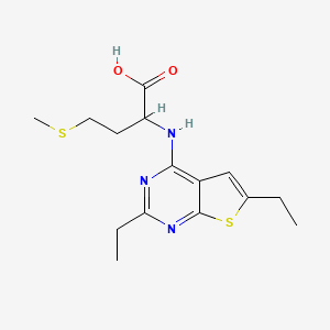 N-(2,6-diethylthieno[2,3-d]pyrimidin-4-yl)methionine