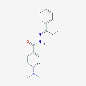 4-(dimethylamino)-N'-(1-phenylpropylidene)benzohydrazide