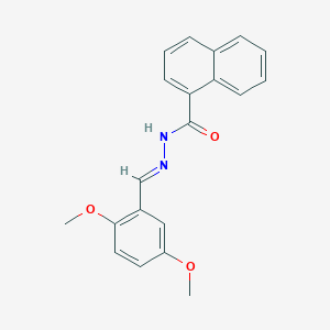 molecular formula C20H18N2O3 B448670 N'-(2,5-dimethoxybenzylidene)-1-naphthohydrazide 
