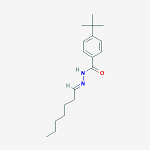 molecular formula C18H28N2O B448676 4-tert-butyl-N'-heptylidenebenzohydrazide 