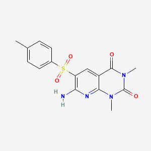 7-amino-1,3-dimethyl-6-[(4-methylphenyl)sulfonyl]pyrido[2,3-d]pyrimidine-2,4(1H,3H)-dione