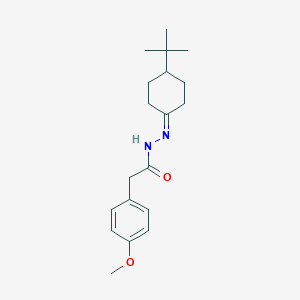 N'-(4-tert-butylcyclohexylidene)-2-(4-methoxyphenyl)acetohydrazide