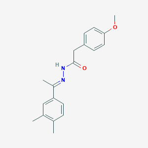 N'-[1-(3,4-dimethylphenyl)ethylidene]-2-(4-methoxyphenyl)acetohydrazide