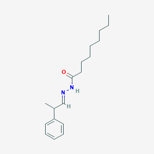 molecular formula C18H28N2O B448689 N'-(2-phenylpropylidene)nonanohydrazide 