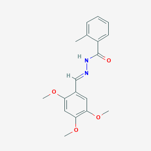 2-methyl-N'-(2,4,5-trimethoxybenzylidene)benzohydrazide