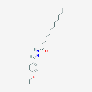 molecular formula C21H34N2O2 B448697 N'-(4-ethoxybenzylidene)dodecanohydrazide 