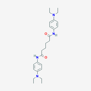 molecular formula C26H38N4O2 B448698 N,N'-bis[4-(diethylamino)phenyl]hexanediamide 