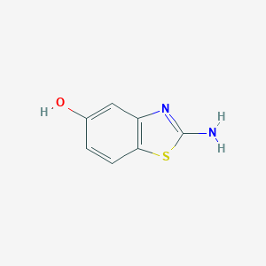 molecular formula C7H6N2OS B044870 2-氨基苯并[D]噻唑-5-醇 CAS No. 118526-19-5