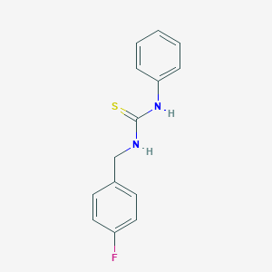 molecular formula C14H13FN2S B448700 1-(4-Fluorobenzyl)-3-phenylthiourea CAS No. 351498-92-5