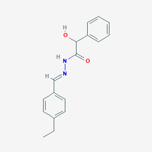 N'-(4-ethylbenzylidene)-2-hydroxy-2-phenylacetohydrazide