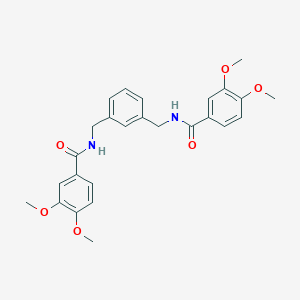 N-(3-{[(3,4-dimethoxybenzoyl)amino]methyl}benzyl)-3,4-dimethoxybenzamide