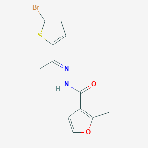 N'-[1-(5-bromo-2-thienyl)ethylidene]-2-methyl-3-furohydrazide