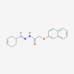 molecular formula C19H20N2O2 B448747 N'-(3-cyclohexen-1-ylmethylene)-2-(2-naphthyloxy)acetohydrazide 