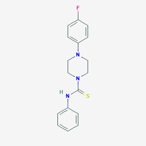 molecular formula C17H18FN3S B448759 4-(4-fluorophenyl)-N-phenylpiperazine-1-carbothioamide CAS No. 330865-57-1