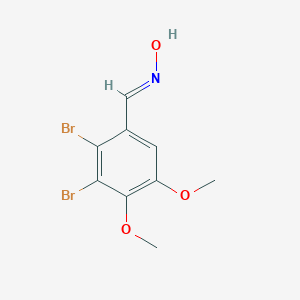 molecular formula C9H9Br2NO3 B448771 2,3-Dibromo-4,5-dimethoxybenzaldehyde oxime 