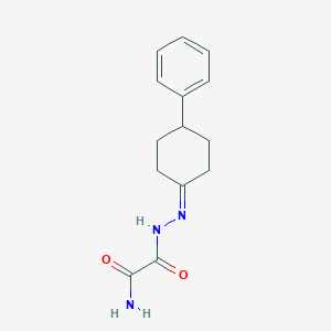 molecular formula C14H17N3O2 B448793 N'-[(4-phenylcyclohexylidene)amino]oxamide CAS No. 400055-14-3