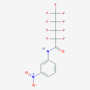 molecular formula C11H5F9N2O3 B448802 2,2,3,3,4,4,5,5,5-nonafluoro-N-(3-nitrophenyl)pentanamide 
