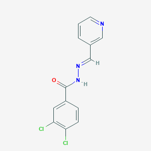 molecular formula C13H9Cl2N3O B448818 3,4-dichloro-N'-(3-pyridinylmethylene)benzohydrazide 
