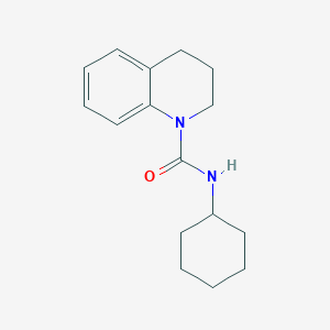 molecular formula C16H22N2O B448841 N-cyclohexyl-3,4-dihydro-1(2H)-quinolinecarboxamide 