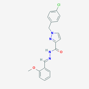 1-(4-chlorobenzyl)-N'-(2-methoxybenzylidene)-1H-pyrazole-3-carbohydrazide