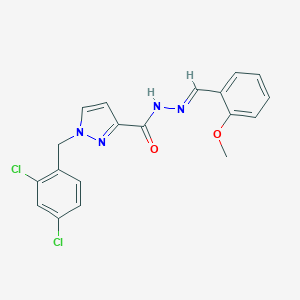 1-(2,4-dichlorobenzyl)-N'-(2-methoxybenzylidene)-1H-pyrazole-3-carbohydrazide