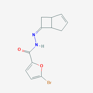 molecular formula C12H11BrN2O2 B448872 N'-bicyclo[3.2.0]hept-2-en-6-ylidene-5-bromo-2-furohydrazide 