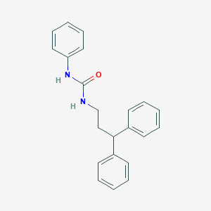 molecular formula C22H22N2O B448877 1-(3,3-Diphenylpropyl)-3-phenylurea 
