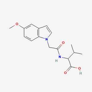 N-[(5-methoxy-1H-indol-1-yl)acetyl]valine